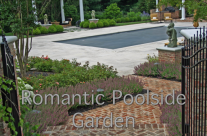 Romantic Poolside Garden