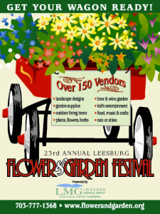 23rd Leesburg Flower and Garden Festival Flyer