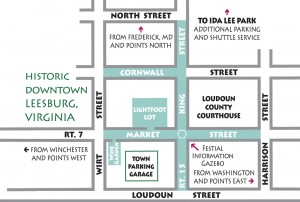 Leesburg Flower & Garden Festival Map