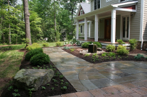 Rural Home Walkway