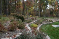 Wooded Drystack Retaining Wall